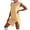 #114-Khaki, variant on Women's Solid Color 2 Piece Outfits Sleeveless Round Neck Tank Tops with Split Skirt Pants for Casual Daily Wear, Workout Vacation