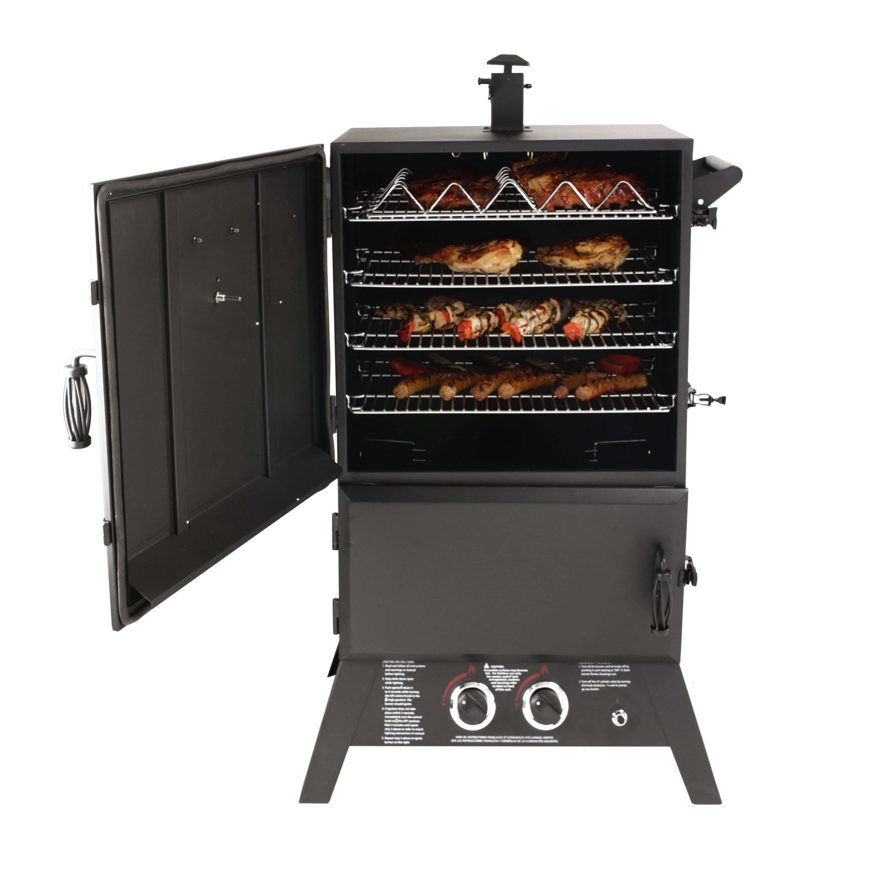 Dyna-Glo DGW1235BDP-D 36 Wide Body Propane Gas Smoker - Walmart.com