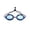 B, variant on Racing Colorful Swim Goggles for Adults Men Women, Bungee Strap No Hair Pulling, Anti Fog 180° Panoramic Wide View, Mirrored/Clear Lens, No Leaking