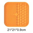 thumbnail image 1 of Lick Pad for Dog Cat Slower Feeder Licky Mat for Puppy Kitten Silicone Dispenser Pet Feeding Licking Mat Bathing Distraction Pad, 1 of 5
