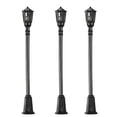 thumbnail image 2 of Model 20 Pieces Metal Park Courtyard Lanterns Streets Lamp Modelmaking Hexagonal Single-head LED Lights Lamppost Model Street Lighting 3V DC, 2 of 7