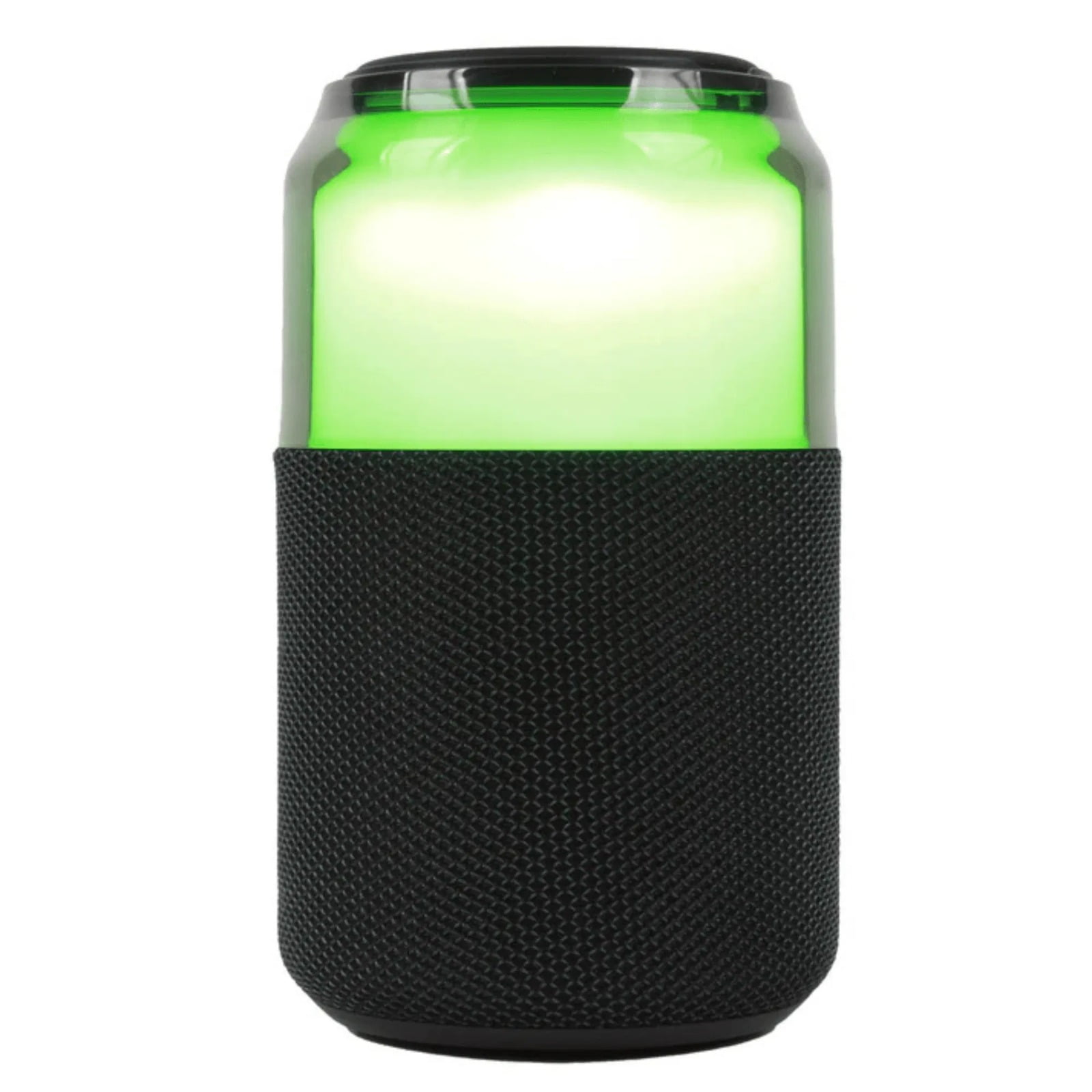 LED open-top can speaker, portable Bluetooth speaker, 4 color LED lighting modes, built-in silicone ring, with dust-proof cover, suitable for clubs and computer rooms.