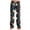 Dark Blue, variant on Halloween Trousers for Women Plus Size Skeleton Castle High Waist Funny Drawstring Pants Wide-Leg Cute Bat Trousers, S