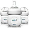 Avent 3-Pack Natural Wide-Neck Bottles (4 oz.) - clear, one size