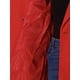 thumbnail image 5 of Abrigo de trench de longitud media con cinturón y doble botonadura para mujer Inspire Chic, color rojo, 5 of 8