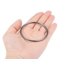thumbnail image 3 of Unique Bargains 10Pcs O Ring Buckle 2-Inch(50mm) Zinc Alloy O-Rings Black for Hardware Bags Belts Craft DIY Accessories, 3 of 3