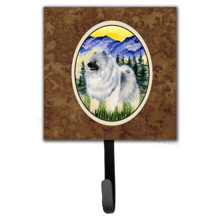 Caroline's Treasures Keeshond Leash Holder and Wall Hook