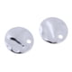 thumbnail image 1 of Colgante redondo de plata de ley 925 de 8 mm para joyería. 2 piezas de oro blanco, 1 of 9