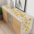 thumbnail image 4 of Yellow Flowers Table Runner - 48 Inch Long, Kitchen Dining Table Runner Dresser Scarves, Farmhouse Botanical Watercolor Floral Farmhouse Decor for Coffee Tables Wedding Party Banquet, 4 of 8