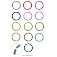 thumbnail image 1 of Anodized Titanium Nose Hoop Rings, 1 of 4