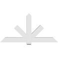 thumbnail image 4 of 72"W x 36"H x 4"D x 6"F, 12/12 Pitch, Kennewick Architectural Grade PVC Gable Bracket, 4 of 8