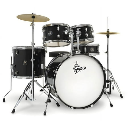 Gretsch Renegade Drum Set with Hardware & Cymbals - 22/10/12/16/14 - Black Mist