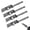 Silvery 4pcs, variant on Spring Loaded Screw Holder Bit – Anti Drop Screwdriver Tool for Easy One Hand Use, Universal Design for DIY Repair and Home Projects