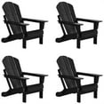 thumbnail image 1 of Paradise Outdoor Folding Poly Adirondack Chair (Set of 4), 1 of 7