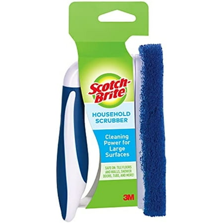 Scotch-Brite Non-Scratch Bathroom Scrubber with Reusable Handle