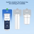 thumbnail image 4 of GLACIER FRESH XWF Replacement For GE XWF Refrigerator Water Filter Pack of 4 (Not XWFE), 4 of 9