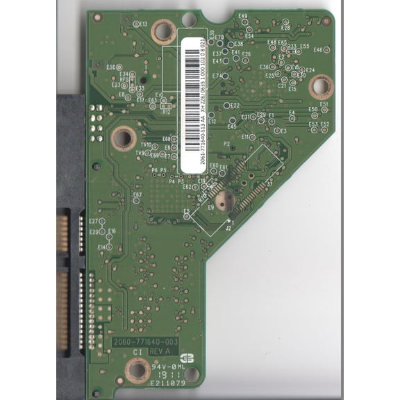 WD5000AAKX-08U6AA0, 2061-771640-S13 AA, WD SATA 3.5 PCB