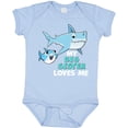 thumbnail image 3 of Inktastic My Big Sister Loves Me with Cute Sharks Boys or Girls Baby Bodysuit, 3 of 5