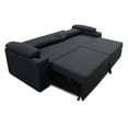 thumbnail image 2 of Sofa cama Matrimonial en Lino Gris Oxford Mobydec Portavasos integrado, 2 of 2