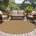thumbnail image 4 of Pure Khaki Round Area Rug 7 FT, Non Slip Living Room Area Carpet, Simple Solid Color Washable Soft Circular Rug Non-Shedding Floor Carpet for Bedside Office Play Room Classroom, 4 of 9