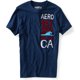 thumbnail image 1 of Aeropostale - Camiseta gráfica para hombre So 9 Cal Wave Riders, azul, grande, 1 of 1