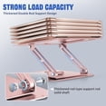 thumbnail image 3 of Laptop Stand for Desk Adjustable Computer Stand with ° Rotating Base Ergonomic Laptop Riser for Collaborative Work Foldable ; Portable Laptop Stand fits for All -; Lap, 3 of 6
