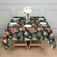thumbnail image 3 of Pioneer Flower Floral Print Pattern Square Tablecloth, Waterproof Wipeable Spillproof Washable Table Cover for Home Kitchen Party Decor, 42"x42", 3 of 6