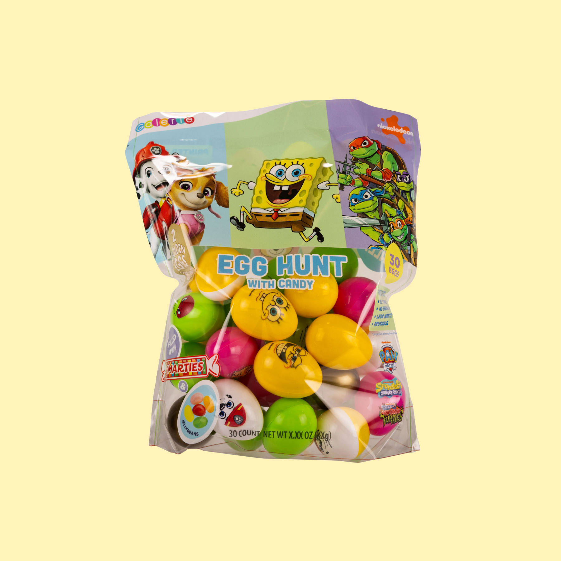 Nickelodeon mix 30ct egg bag with candy