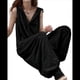 thumbnail image 3 of Mono con Botones y Capucha para Mujer, Sin Mangas, con Bolsillos Negro XL, 3 of 6