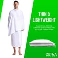thumbnail image 3 of Toalla Zenia Ihram de Tela 100% Algodón Ligera 117x234 cm 0,8 kg, 3 of 6