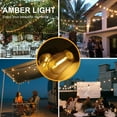 thumbnail image 6 of SUNAPEX Solar String Lights Outdoor Waterproof, 96FT Solar Patio Lights with Shatterproof Edison Bulbs,Outdoor String Lights Solar Powered for Patio,Camping,Backyard, 6 of 10