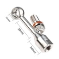 thumbnail image 7 of Fengbin Brake Hose Extension Head Sturdy Easy to Install Universal Stainless Steel 70mm, 7 of 7