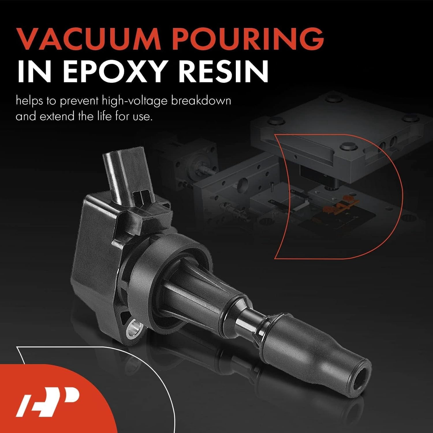 A-Premium Ignition Coil Pack Compatible with Hyundai Elantra Kona Sonata Tucson Veloster Kia Forte5 Optima Soul L4 1.6L 4-PC Fits select: 2018 HYUNDAI TUCSON VALUE/LIMITED