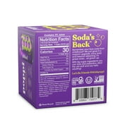 Poppi Grape Prebiotic Soda, 12 oz, 4 Pack Cans