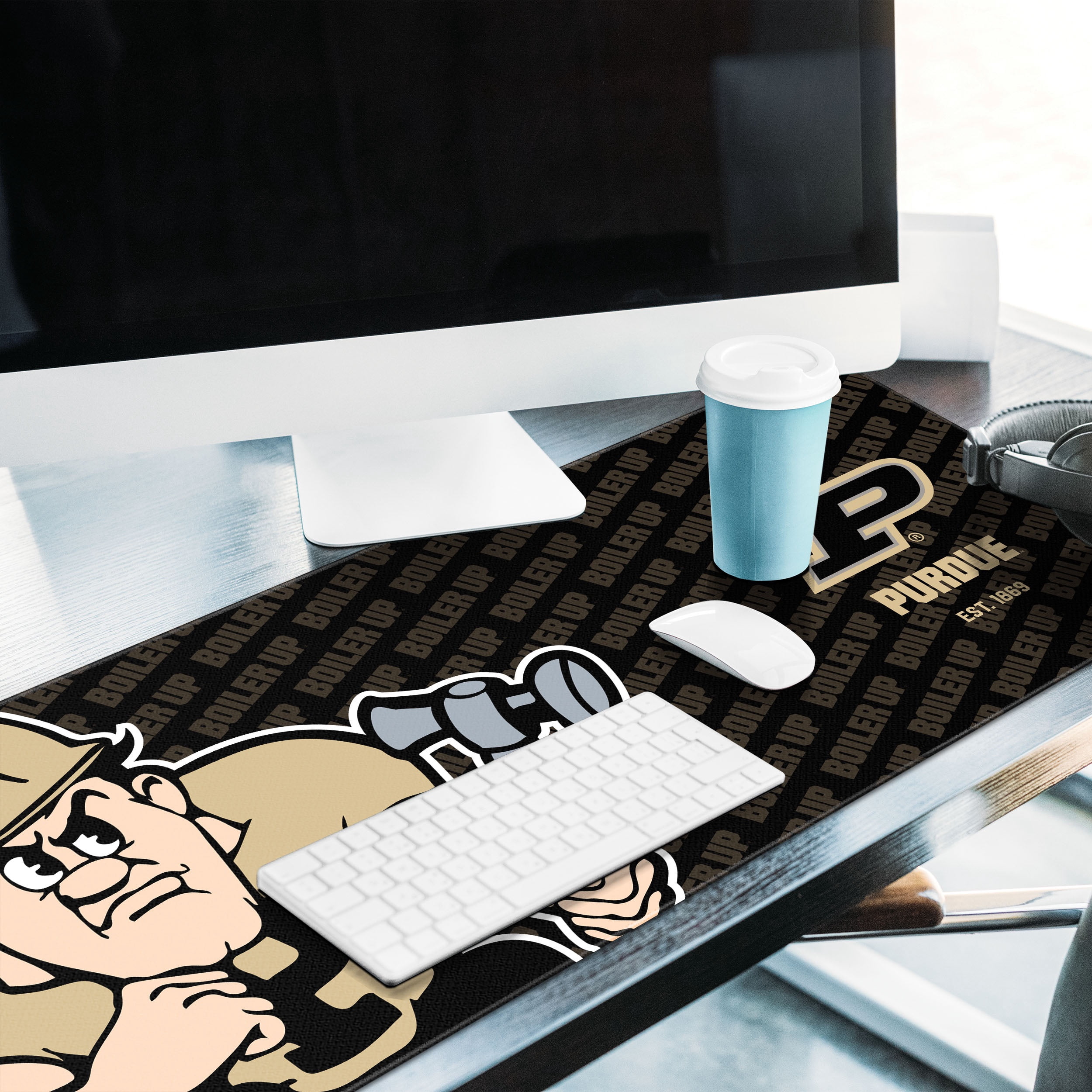YouTheFan NCAA Purdue Boilermakers Logo Series Desk Pad