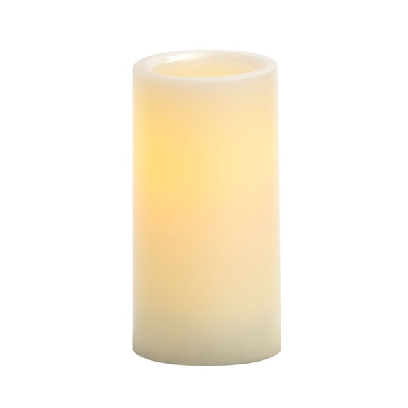 Pilier rond et lisse, sans flamme, 3 po x 6 po, avec minuterie 5 heures