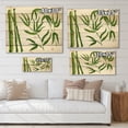 thumbnail image 4 of Designart 'The Forest of Bamboo Branches IV' Tropical Print on Natural Pine Wood, 4 of 5