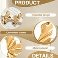 thumbnail image 5 of DESIGNICE 3 Pairs Statement Earrings for Women,Metal Plated Geometry Gold Earrings,Unique Gift Choice Chunky Gold Earrings,Style2, 5 of 7