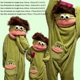 thumbnail image 7 of Family Matching Monster Onesie Silly Big Mouth Monster Outfit Fleece Hooded Soft Plush Jumpsuit For Adult And Kids, 7 of 7