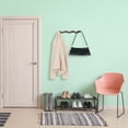 thumbnail image 4 of REGALWOVEN 1 Pcs Coat Rack Wall Mount, Metal Wood Coat Hook, Hat Rack, Wall Hooks for Hanging with 4 Hooks for Entryway, Bathroom, Bedroom Blue, 4 of 7