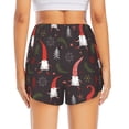 thumbnail image 4 of Running Shorts for Women, Cute Christmas Gnomes Workout Athletic Shorts with Pockets, Lounge Yoga Shorts Women, 4 of 7
