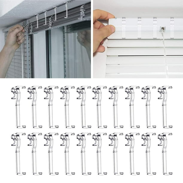 20 Clips Durable Window Blinds Parts Replacements Transparent Valance