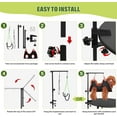 thumbnail image 6 of Dog Grooming Arm with Pet Grooming Hammock, 35" Pet Grooming Table Arm with Adjustable No Sit Haunch Holders, Dog Grooming Stand with Loop Noose for Small and Medium Pets, 6 of 9