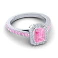 thumbnail image 3 of Diamond-Capitals 2.95 Carat Wonderful Natural Diamond Pink Sapphire Gemstone Proposal Ring for her Solid 14K White Gold Size 8.5, 3 of 8