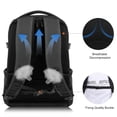 thumbnail image 3 of Mochila para Cámara HUIOP PU5015B Impermeable con Compartimento para Laptop, 3 of 9