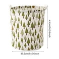 thumbnail image 2 of Hbdhejl Laundry Handles Collapsible Canvas Basket Kids Room Home Organizer Nursery Storage Baby Hamper, 2 of 5