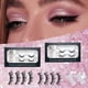 thumbnail image 1 of QUTETN Magnetic False Eyelashes Set with 2 Pairs, Featuring a Cute Anime Cat-Eye Design with Elongated Ends, Naturally Thin, And Reusable., 1 of 4