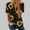 Black summer tops 2023 women, variant on Dyegold Summer Tops for Women 2023, Summer Tops for Women 2023 Trendy Sunflower Print Zip Up ​Blouse Loose Comfy Tops V-Neck Short Sleeve Tees Shirt