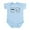 Sky Blue, variant on CafePress - Kitesurfing Infant Bodysuit - Baby Light Bodysuit, Size Newborn - 24 Months