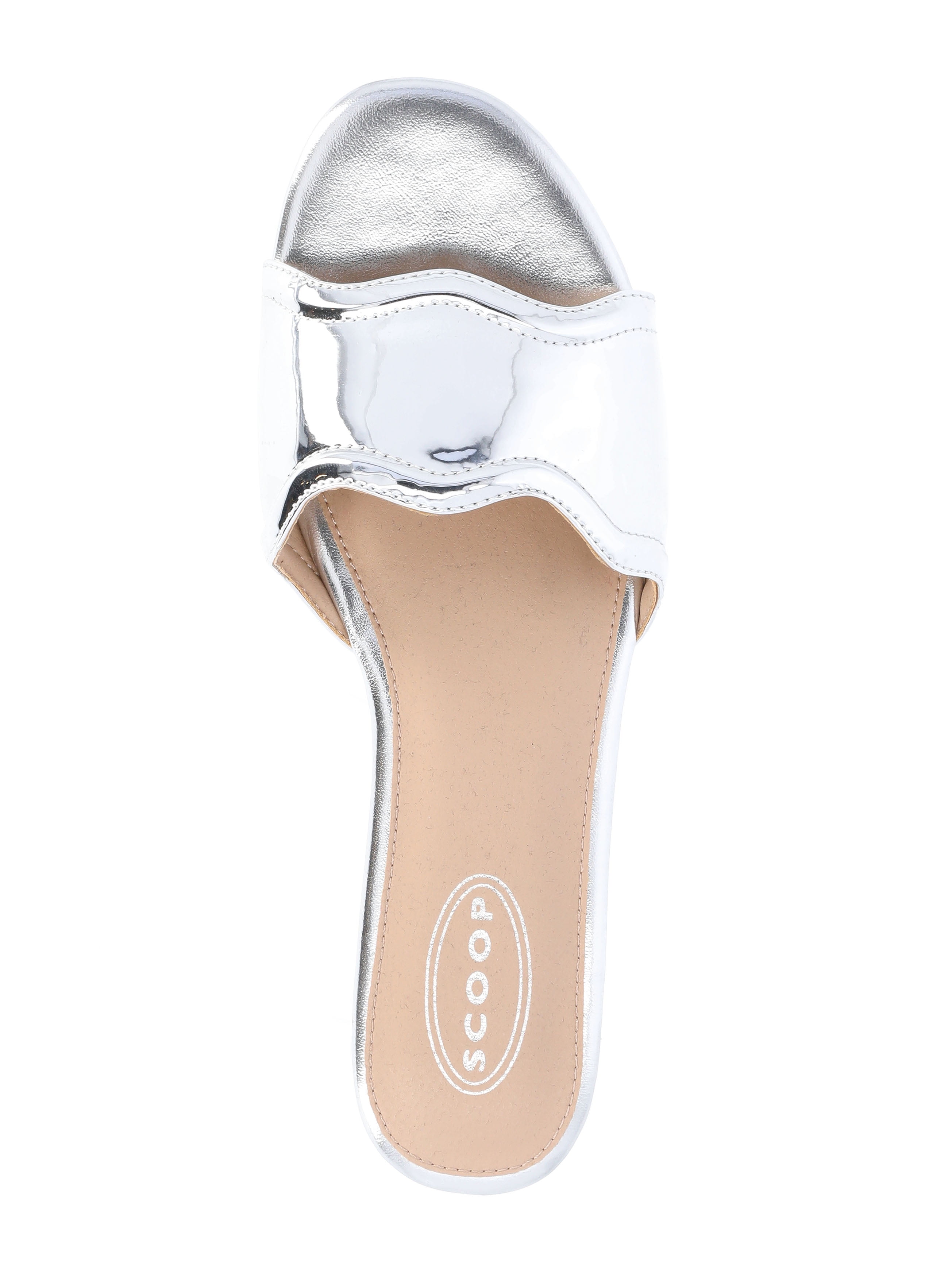 Scoop Womens Wave Slide Sandals